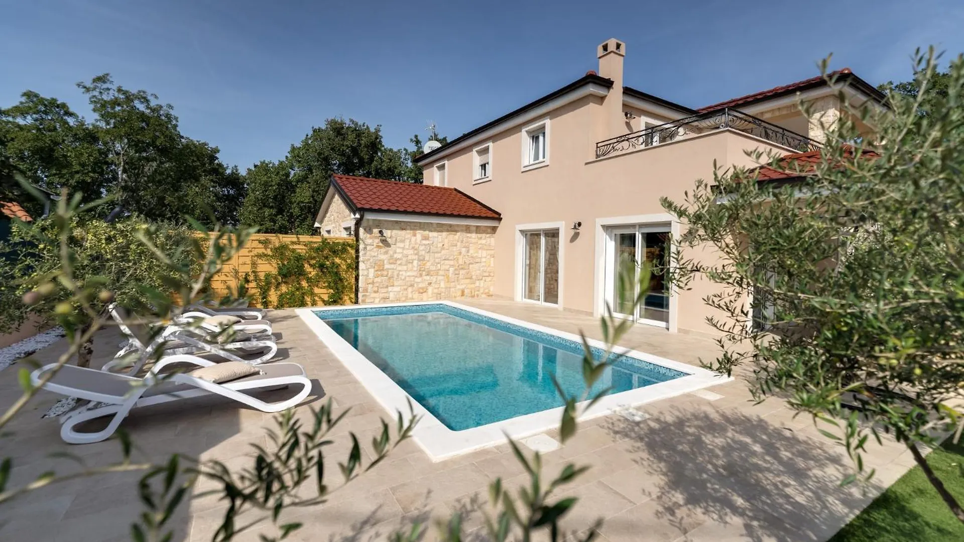 Beautiful New Villa With Pool, Near Beach - By Traveler Tourist Agency Krk - Id 2400 Пинезичи 0*,