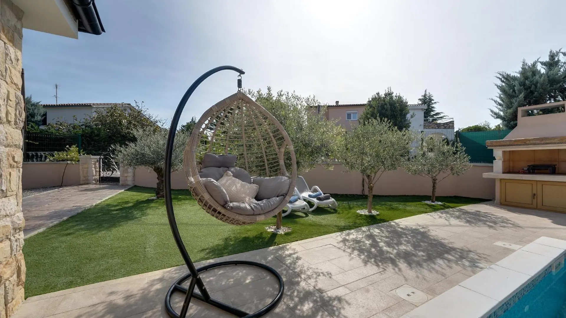 Beautiful New Villa With Pool, Near Beach - By Traveler Tourist Agency Krk - Id 2400 Пинезичи Хорватия